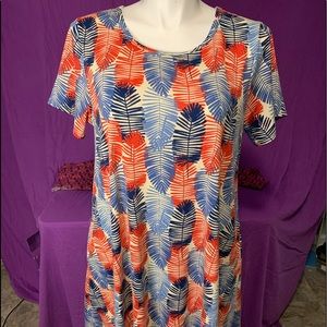 3/30 NWOT LulaRoe 2X t-shirt dress (calf length)